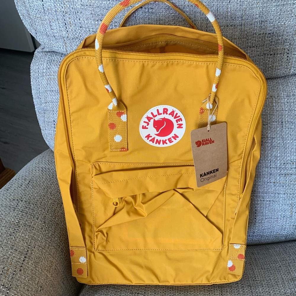 Kånken Yellow Backpack - Picture 8 of 8